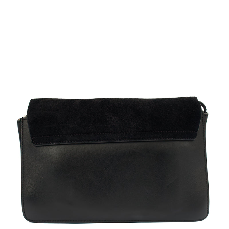 Picture of Chloe Cross Body Faye - Wallet on Strap in Black, Leather