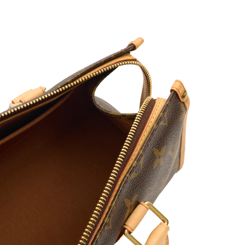 Picture of Louis Vuitton Top Handle Popincourt Long in Brown, Leather
