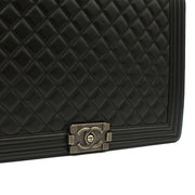 Picture of Chanel Shoulder Bag Boy - Large in Black, Calfskin Leather