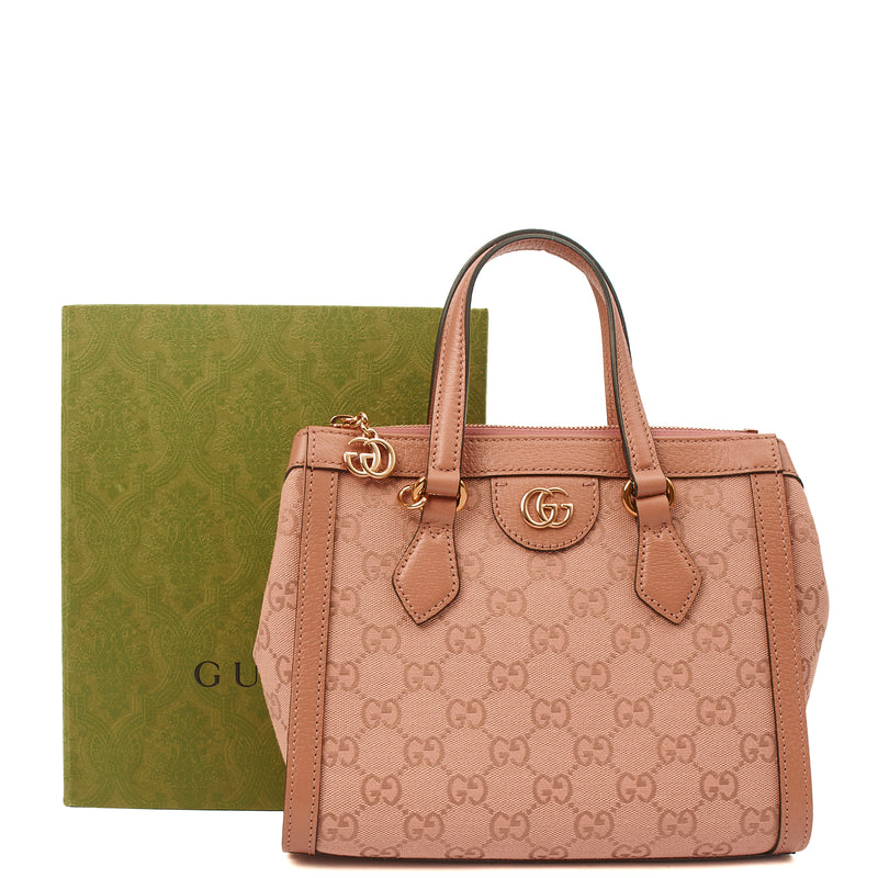 Picture of Gucci Tote Ophidia Tote Bag - Small in Dusty Pink, GG Canvas
