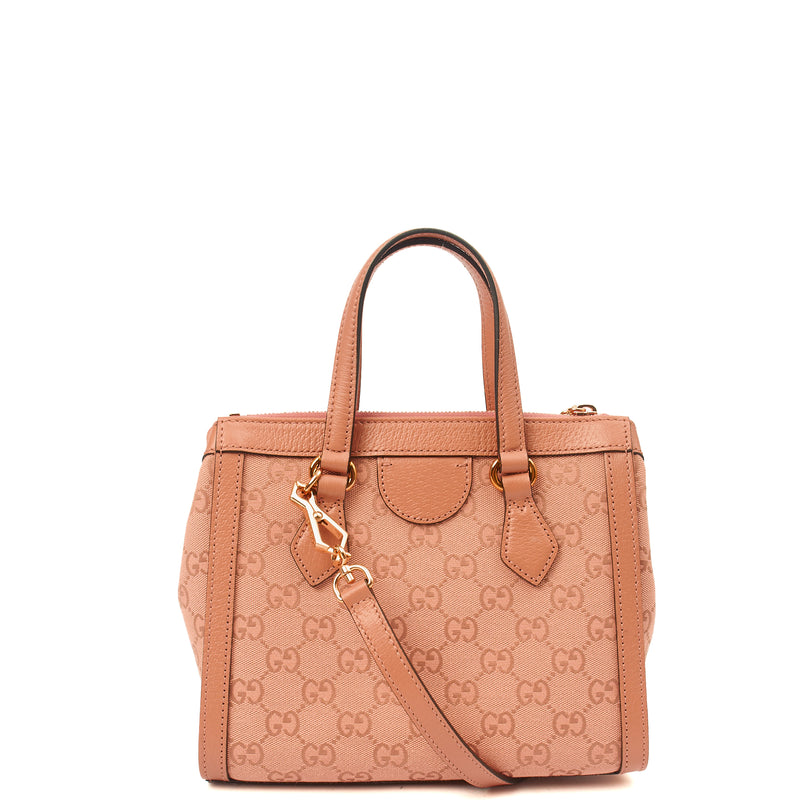 Picture of Gucci Tote Ophidia Tote Bag - Small in Dusty Pink, GG Canvas