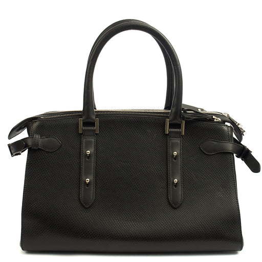 Picture of Aspinal of London Tote London Tote - Midi in Black, Leather