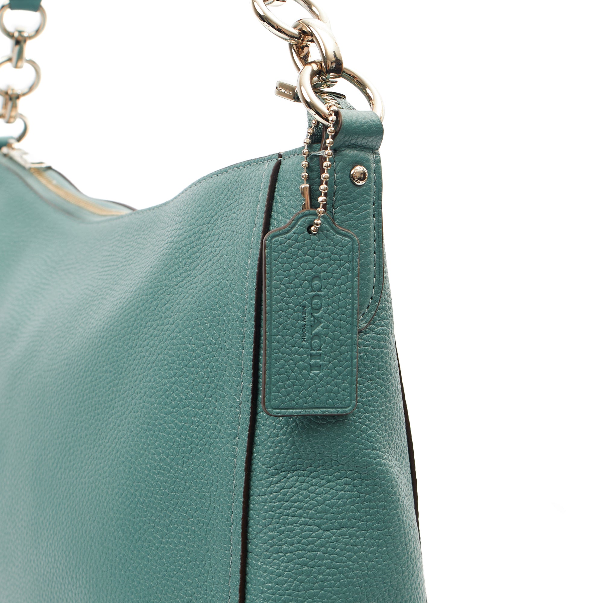 Coach Shoulder Bag Hadley Hobo in Blue, Leather | The Handbag Clinic