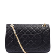 Picture of Chanel Shoulder Bag 2.55 Reissue in Black, Crinkled Calfskin Leather