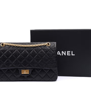Picture of Chanel Shoulder Bag 2.55 Reissue in Black, Crinkled Calfskin Leather
