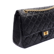 Picture of Chanel Shoulder Bag 2.55 Reissue in Black, Crinkled Calfskin Leather