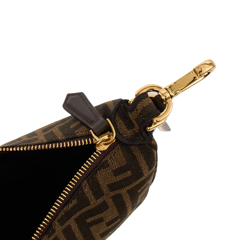 Picture of Fendi Shoulder Bag Fendigraphy Small in Brown Jacquard FF, Fabric