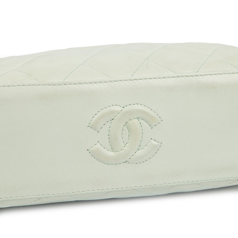 Picture of Chanel Shoulder Bag Clutch in Green, Lambskin Leather