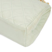 Picture of Chanel Shoulder Bag Clutch in Green, Lambskin Leather
