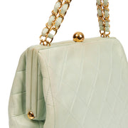 Picture of Chanel Shoulder Bag Clutch in Green, Lambskin Leather