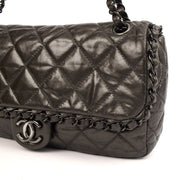 Picture of Chanel Shoulder Bag Flap Bag in Metallic, Calfskin Leather