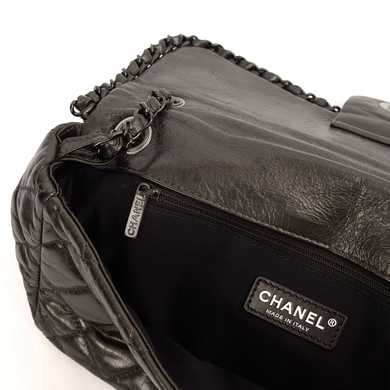 Picture of Chanel Shoulder Bag Flap Bag in Metallic, Calfskin Leather