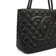 Picture of Chanel Tote Medaillon Tote in Black, Caviar Leather