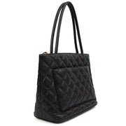 Picture of Chanel Tote Medaillon Tote in Black, Caviar Leather