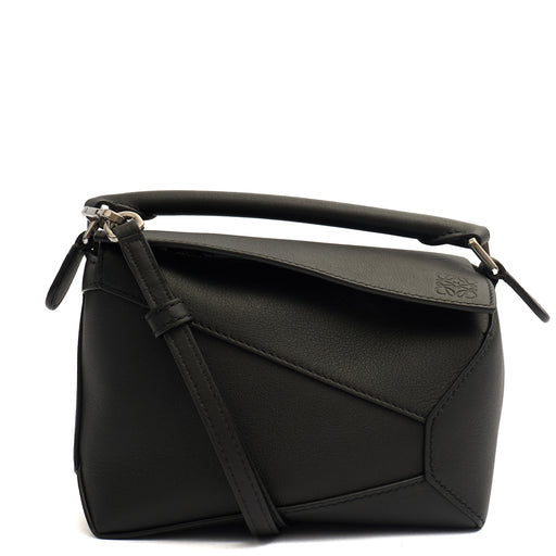 Picture of Loewe Cross Body Puzzle - Mini in Black, Leather