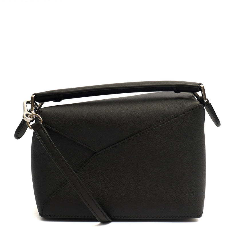 Picture of Loewe Cross Body Puzzle - Mini in Black, Leather