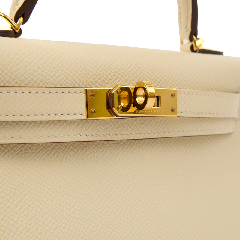 Picture of Hermes Top Handle Kelly II 20 in Nata, Epsom Leather