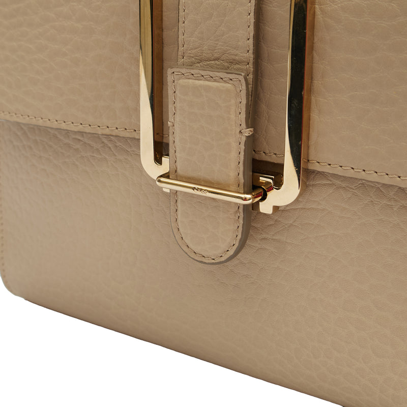 Picture of Chloe Shoulder Bag Shoulder Bag in Neutral, Calfskin Leather