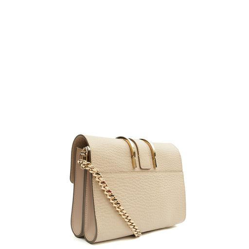 Picture of Chloe Shoulder Bag Shoulder Bag in Neutral, Calfskin Leather