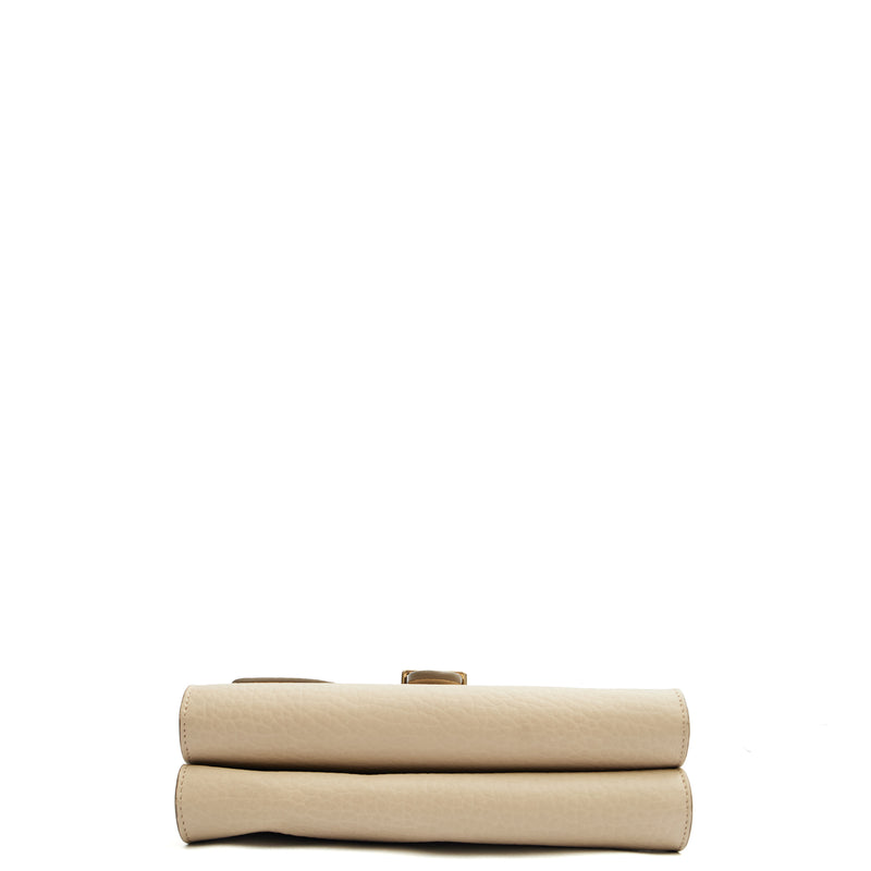 Picture of Chloe Shoulder Bag Shoulder Bag in Neutral, Calfskin Leather