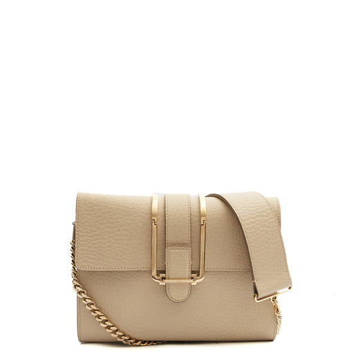 Picture of Chloe Shoulder Bag Shoulder Bag in Neutral, Calfskin Leather