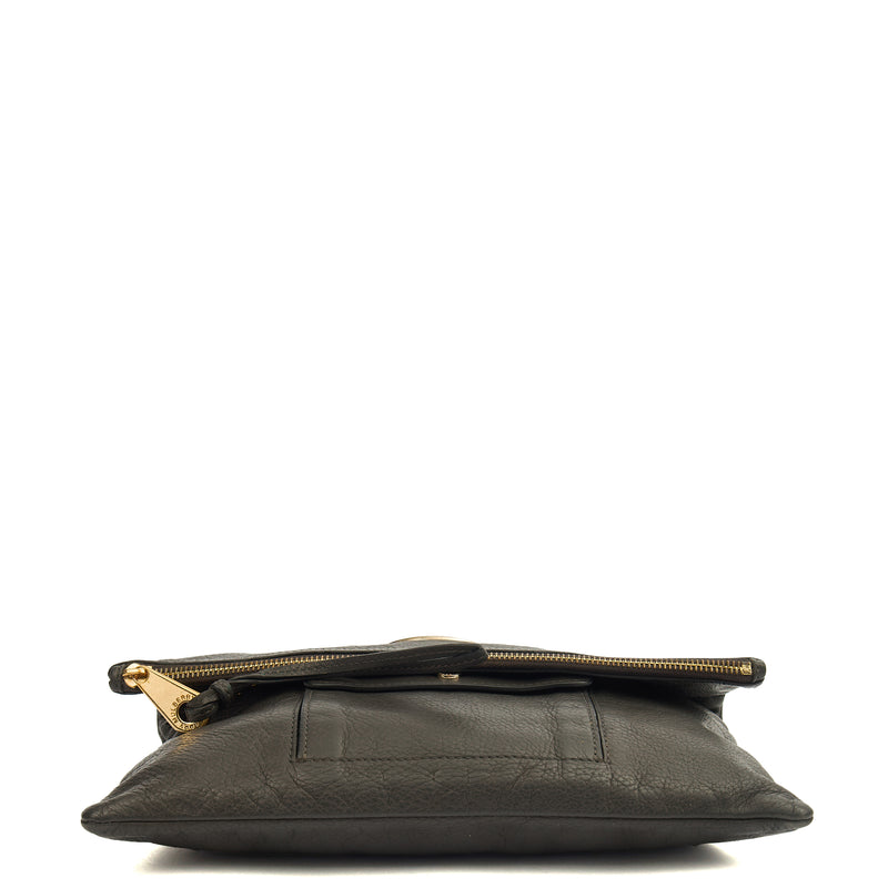 Picture of Mulberry Clutch Daria Clutch in Mole Grey, Leather