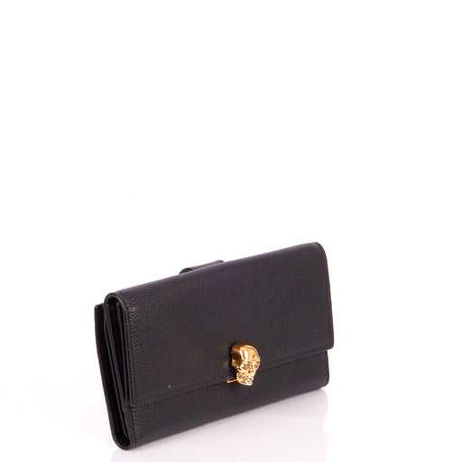 Picture of Alexander McQueen Wallet Wallet in Black, Leather