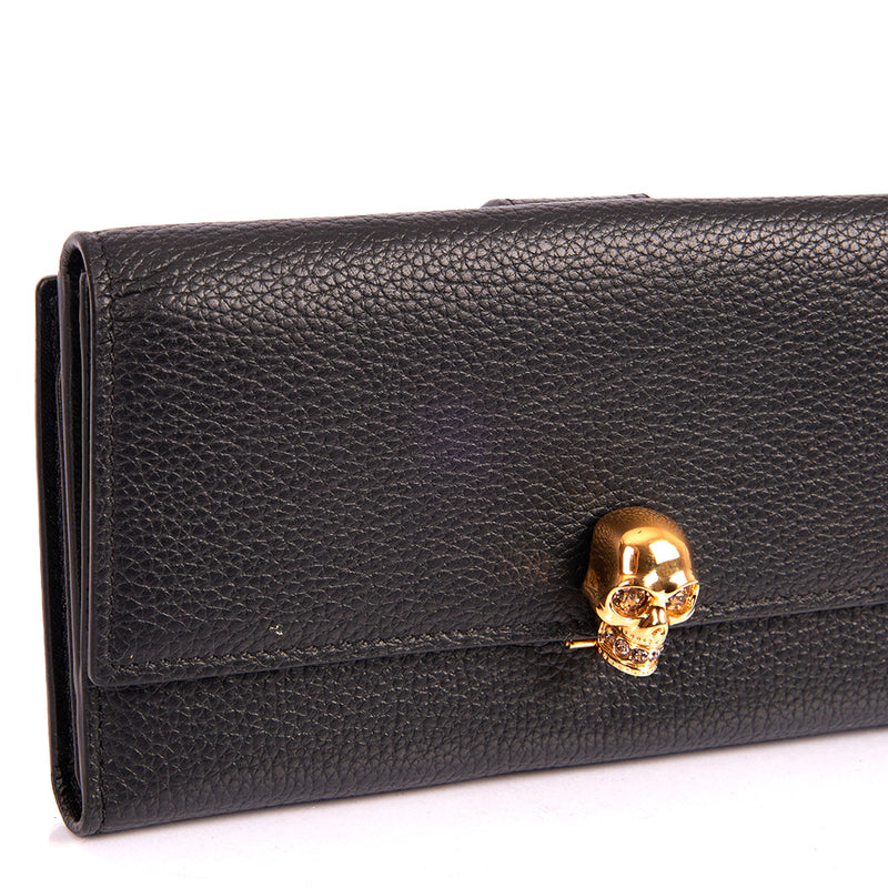 Picture of Alexander McQueen Wallet Wallet in Black, Leather
