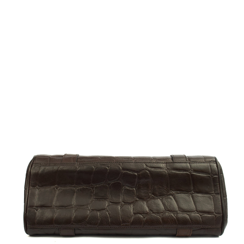 Picture of Mulberry Shoulder Bag Bayswater East West in Brown, Exotic Effect Leather