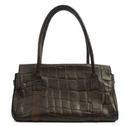 Picture of Mulberry Shoulder Bag Bayswater East West in Brown, Exotic Effect Leather