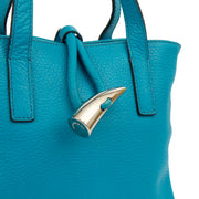 Picture of Burberry Tote Tote in Blue, Leather
