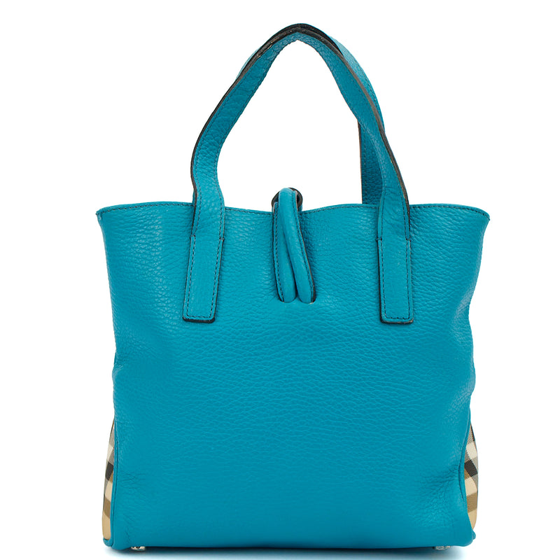 Picture of Burberry Tote Tote in Blue, Leather