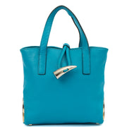 Picture of Burberry Tote Tote in Blue, Leather