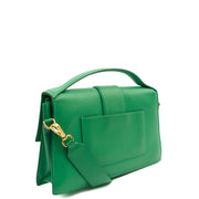 Picture of Jacquemus Cross Body Le Grand Bambino in Green, Leather