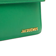 Picture of Jacquemus Cross Body Le Grand Bambino in Green, Leather