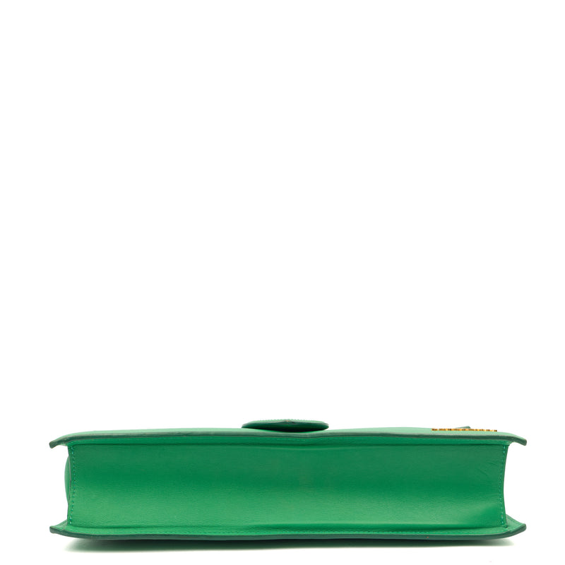 Picture of Jacquemus Cross Body Le Grand Bambino in Green, Leather