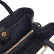 Picture of Fendi Tote 2Jour - Medium  in Black, Leather