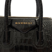 Picture of Givenchy Top Handle Antigona - Mini in Black, Exotic Effect Leather