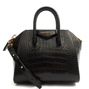Picture of Givenchy Top Handle Antigona - Mini in Black, Exotic Effect Leather