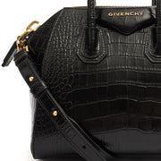 Picture of Givenchy Top Handle Antigona - Mini in Black, Exotic Effect Leather