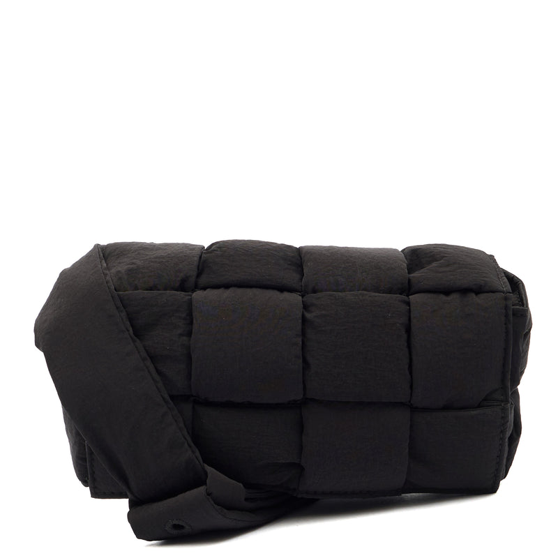 Picture of Bottega Veneta Mini Bag Padded Cassette in Black, Fabric