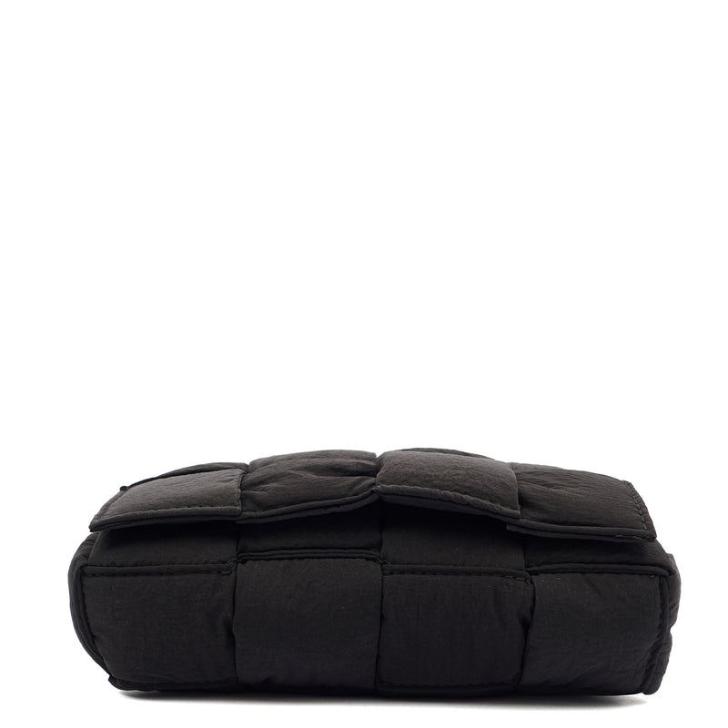 Picture of Bottega Veneta Mini Bag Padded Cassette in Black, Fabric