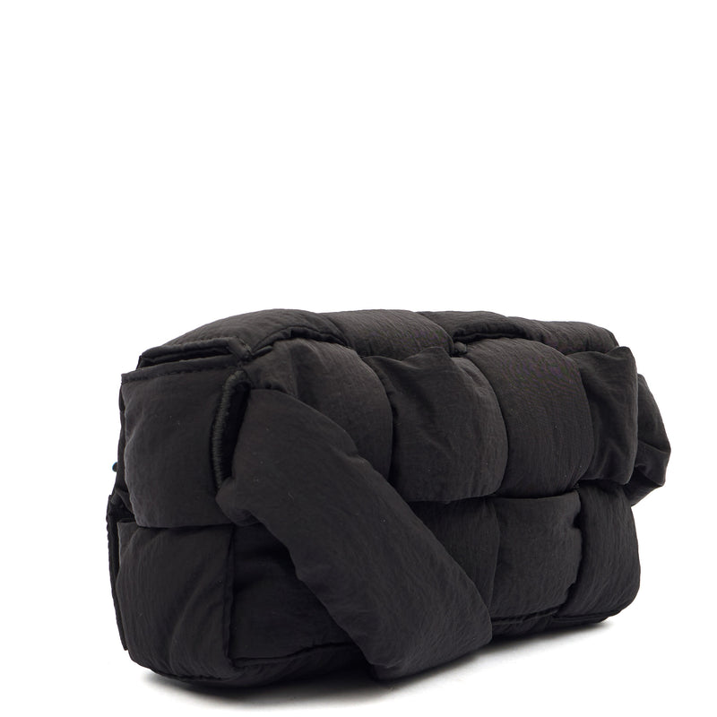 Picture of Bottega Veneta Mini Bag Padded Cassette in Black, Fabric