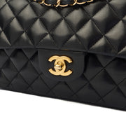 Picture of Chanel Cross Body Classic Double Flap - Medium in Black, Lambskin Leather