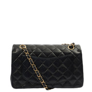 Picture of Chanel Cross Body Classic Double Flap - Medium in Black, Lambskin Leather