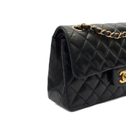 Picture of Chanel Cross Body Classic Double Flap - Medium in Black, Lambskin Leather