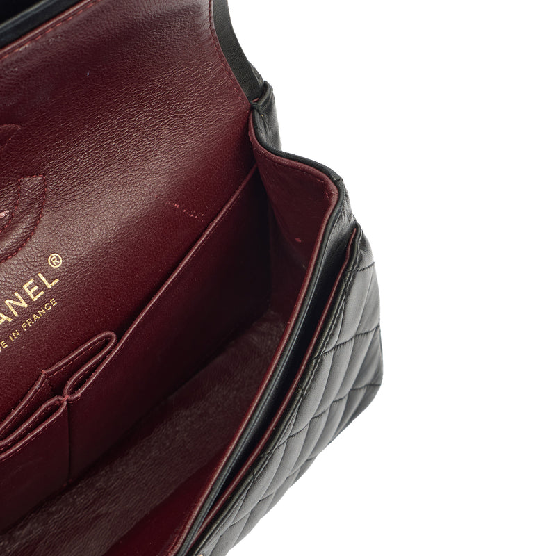 Picture of Chanel Cross Body Classic Double Flap - Medium in Black, Lambskin Leather