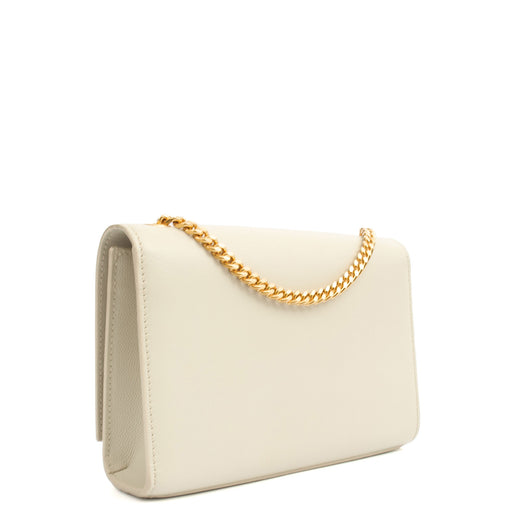 Picture of Saint Laurent Cross Body Kate Small in White, Calfskin Leather