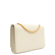 Picture of Saint Laurent Cross Body Kate Small in White, Calfskin Leather