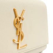 Picture of Saint Laurent Cross Body Kate Small in White, Calfskin Leather